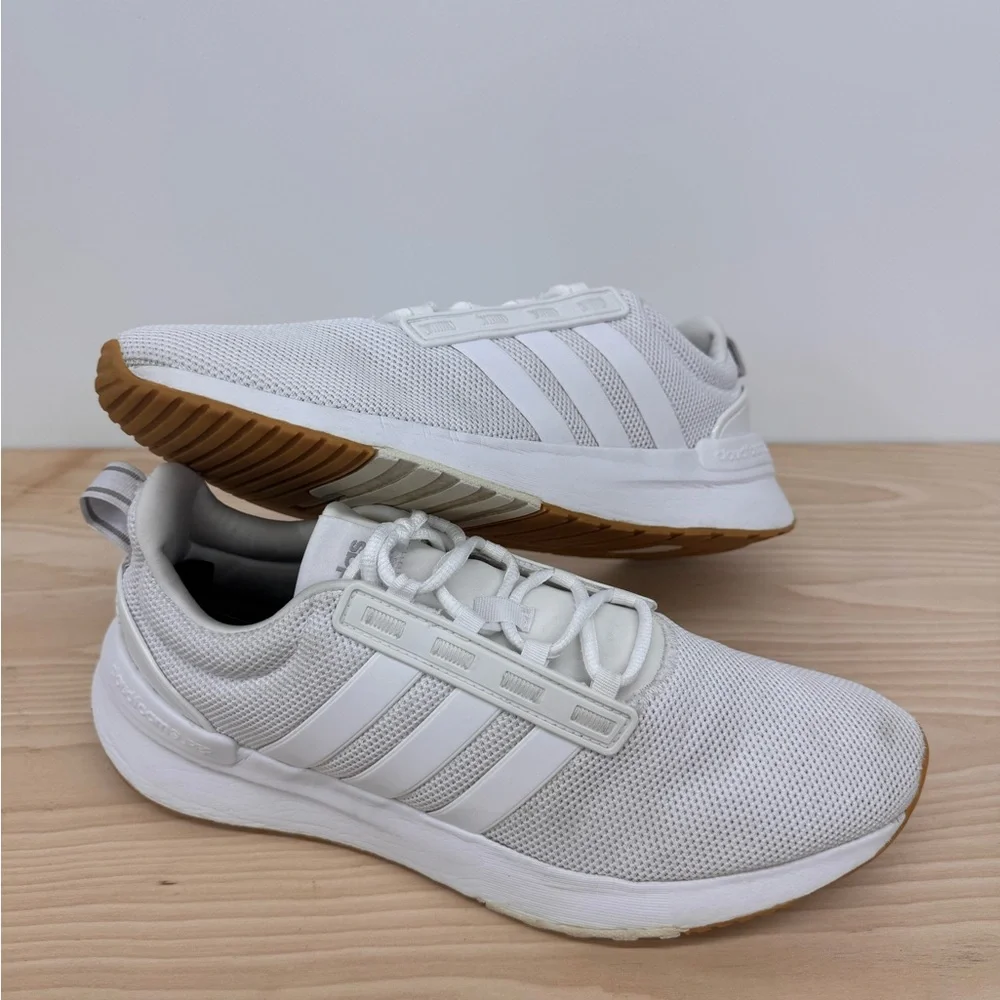 Adidas Men's Cloud Foam Super White Athletic Shoes